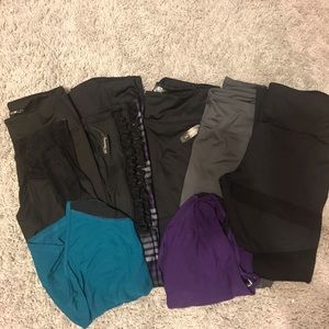Lot of workout clothes